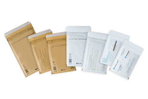 Recycled padded mailers