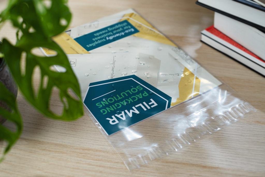 Clear foil envelope