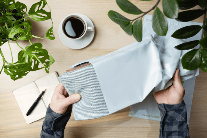 Recycled Poly Mailers for shipping clothes